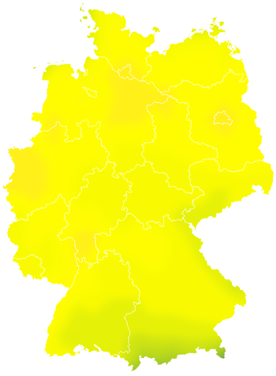 Vorhersage Deutschland Tag 0
