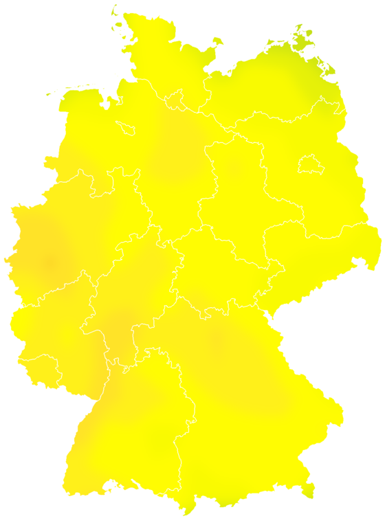 Vorhersage Deutschland Tag 0